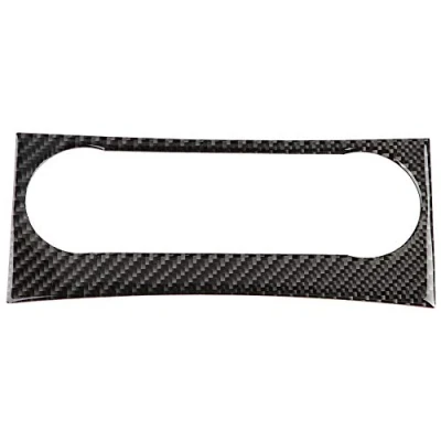 Image of W204 Carbon Fiber Trim Air Conditioning Center Console Cover For 2005 2012