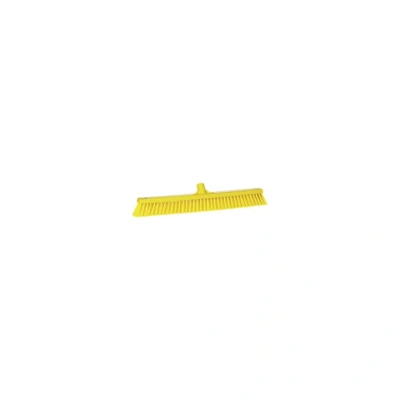 Image of Vikan Broom 610mm Soft/Hard Yellow