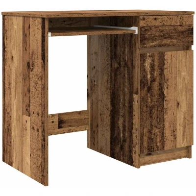 Image of vidaXL Desk Old Wood 86x49x76 cm Engineered