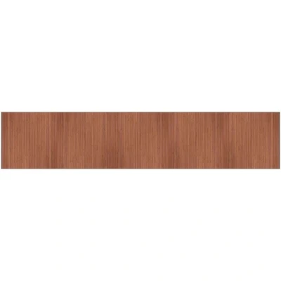 Image of vidaXL Rug Rectangular Brown100x1000 cm Bamboo