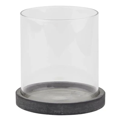 Image of Hill Interiors Amalfi Hurricane Lantern (One Size) (Grey)