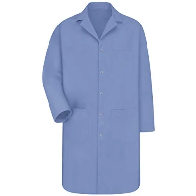 Image of Red Kap Men&#039;s Medical Lab Coat, Light Blue, XL