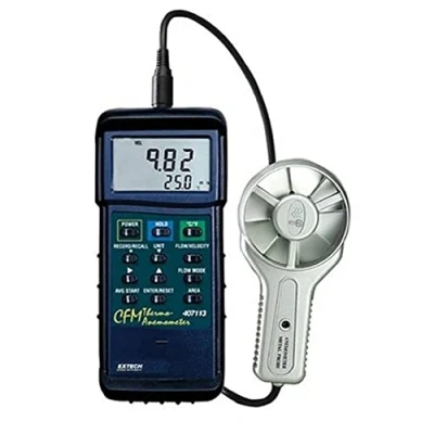 Image of Extech 407113 CFM Metal Vane Anemometer