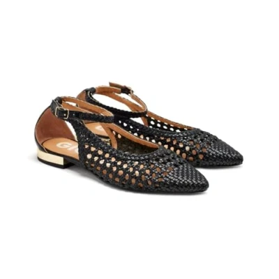 Image of GIOSEPPO Women&#039;s Dell Ballet Flat, Black/White, 4 UK