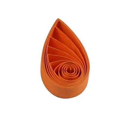 Image of ODETOJOY 120pc Paper Quilling Strips 5mm Papers Craft Single Color (Orange)