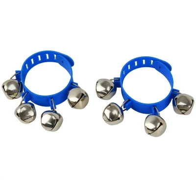 Image of A Star Plastic Wrist Bells Pair Blue