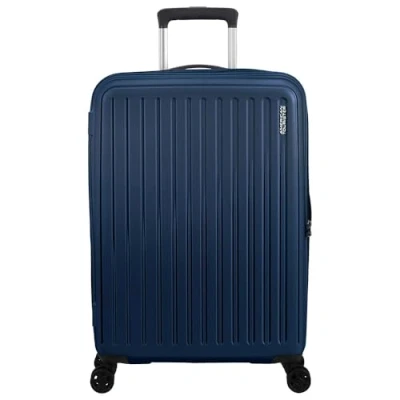 Image of American Tourister Rejoy Medium Check in Navy Blue