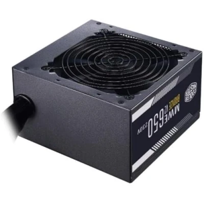 Image of Cooler Master MWE 650 Bronze 230V V2 UK Power Supply Unit, 80 PLUS Bronze, Temperature Responsive HDB Fan, DC to + LLC Circuit with Single +12V Rail 5 Year Warranty