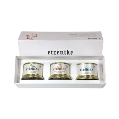 Image of Etxenike Luxury Pate Selection Box (Duck, Goose and Smoked Salmon) 3 x 130g