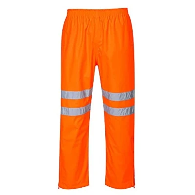 Image of Portwest Hi Vis Breathable Trouser, Size: L, Colour: Orange, RT61ORRL