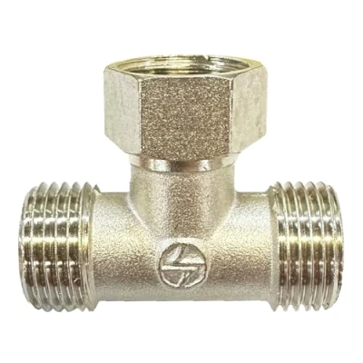 Image of Tee Connector 1/2&quot; 3 Way Hose T Shape Equal Pipe Connecting Fittings for Water Adapter/Coupler (Type B)