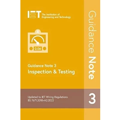 Image of Guidance Note 3: Inspection &amp; Testing: 4 (Electrical Regulations)