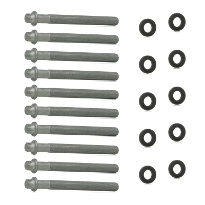 Image of 7700865991x10, 8200098731, 8200098731x10 Cylinder Head Bolt Kit CORTECO 016214B Male Torx 10 RENAULT: Kangoo I, CLIO 2, LAGUNA 1, VOLVO: V40 Estate