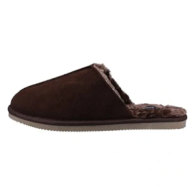 Image of Hush Puppies Men&#039;s Coady Slipper, Brown, 11 UK