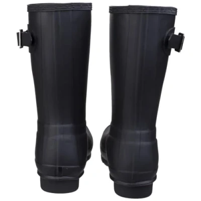 Image of Hunter Women&#039;s Original Short Rain Boots Black /Matte 5