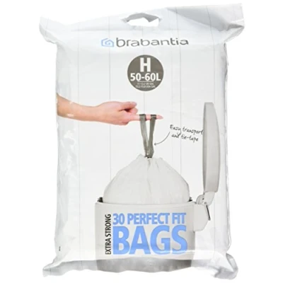 Image of Brabantia Bin Liner H, 50 60 L 30 Bags