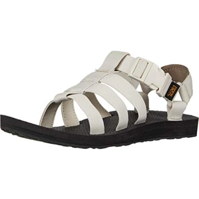Image of Teva Women&#039;s Original Dorado Open Toe Sandals, Off White (Birch/Black Bhbc), 5 UK (38 EU)