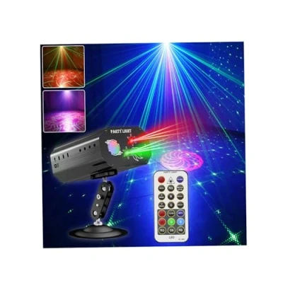 Image of Disco Lights Party Lights, Sound Activated DJ Light with Remote Control Stage Strobe Projector for Club Home Ballroom Bands Wedding Show Bar Karaoke KTV