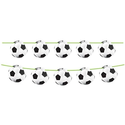 Image of Folat &quot;Football fan&quot; garland, Ø 22 cm and Length 10 Meters