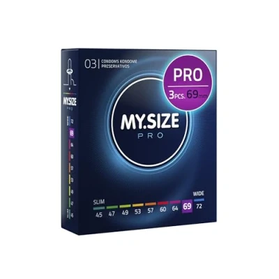 Image of MY.SIZE PRO Condom Size 7, 69 mm, XXL, 3 Condoms Perfect fit and a Suitable for Everybody