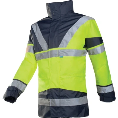 Image of Sioen Small Hi vis Skollfield 4 in 1 Jacket Yellow &amp; Navy