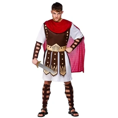 Image of Wicked Costumes Mens Roman Centurion Fancy Dress Costume Small