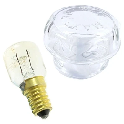 Image of SPARES2GO Glass Lamp Light Bulb Cover and for Ikea Oven Cooker