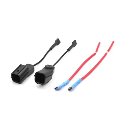 Image of sourcing map 2Pcs Plastic Car Horn Speaker Adapter Wiring Harness Pigtail Socket for Honda
