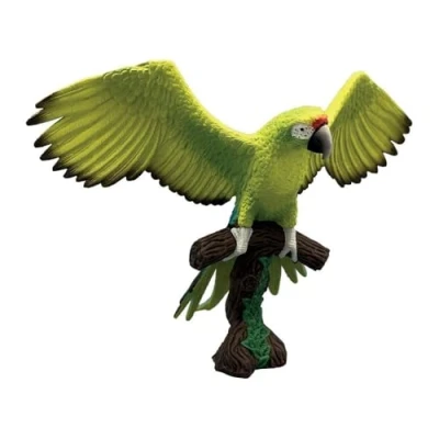 Image of Bullyland 69392 Toy Figure Large Soldier Macaw, Approx. 14.5 cm Animal Figure, Accurate to Detail, PVC Free, Ideal as a Small Gift for Children from 3 Years
