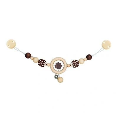 Image of Heimess Pram Chain Ladybird with Clips (Nature)