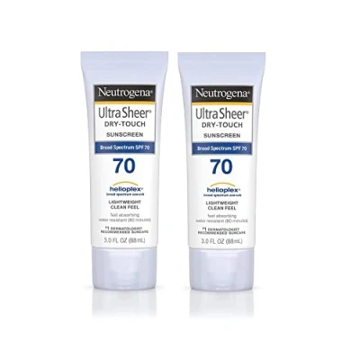 Image of Neutrogena Ultra Sheer Dry Touch Sunscreen, SPF 70, 88 mL (Pack of 2)