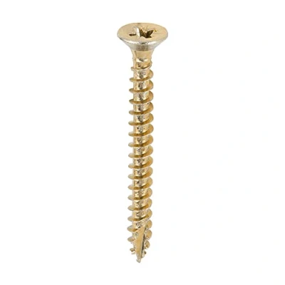 Image of TIMCO Classic Multi Purpose Screws PZ Double Countersunk 4.0 x 40 Gold Box of 200