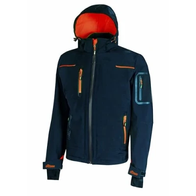 Image of U POWER Space Polyester Spandex Jacket Deep Blue Small