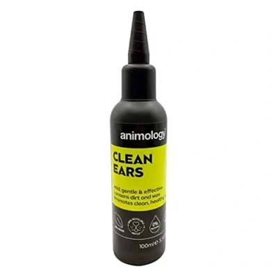 Image of Animology Clean Ears Vegan Gentle &amp; Effective Soothing Dog Ear Cleaning Solution 100ml