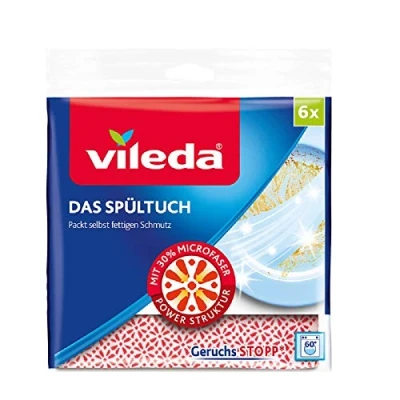 Image of Vileda Dishcloth, 6 Pack