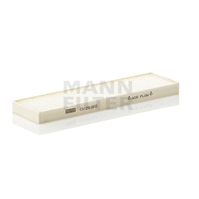 Image of 971331J000, 971331J000AT, S971331J000AT Pollen Filter MANN CU 29 002 2 Particulate 287mm 81mm 19mm HYUNDAI: i20 I Hatchback
