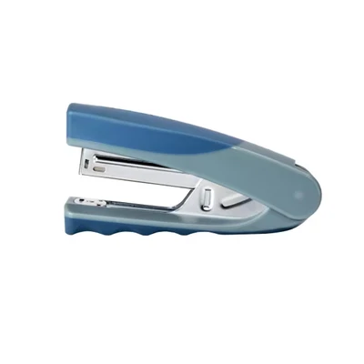 Image of Rexel Centor Half Strip Stapler, 25 Sheet Capacity, Uses 24/6 and 26/6 Staples, Includes Metal Body, Blue/Back, 2100596