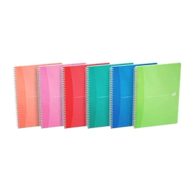 Image of Oxford A4 Wirebound Notebook Color may vary