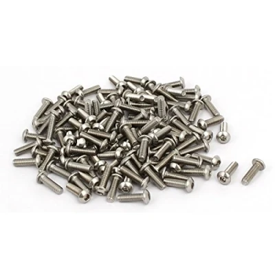 Image of Sourcingmap M3 x 10mm 304 Stainless Steel Button Head Hex Socket Cap Screws Fastener 120Pcs
