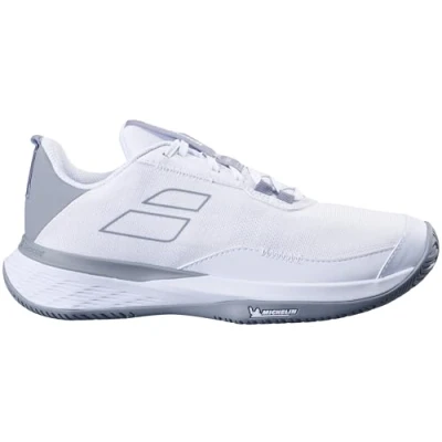 Image of Babolat Men&#039;s SFX Evo All Court Tennis Shoes, Dark Blue/White, 8 UK
