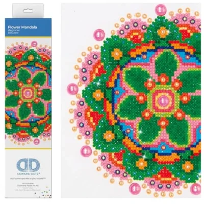 Image of DIAMOND DOTZ Painting Kit, Beginner DD3,20.3 x 25.4cm