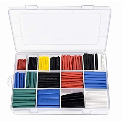 Image of TUOFENG 670 pcs Heat Shrink Tubing 2:1, 6 Colors 12 Sizes Insulation Tube Apply to Electrical Wire Cable Wrap Assortment Electric