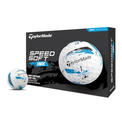 Image of TaylorMade Golf SpeedSoft Ink Balls Blue One Dozen