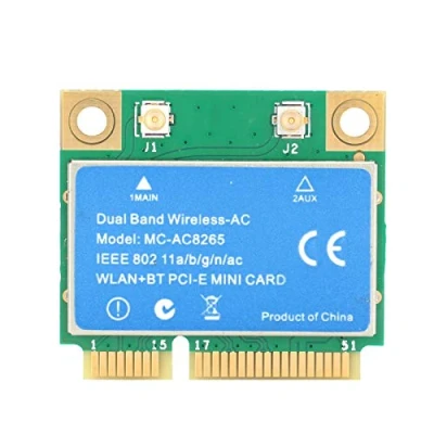 Image of VBESTLIFE MINI PCI E Card,1200M 2.4GHz/5GHz Dual Band Wireless Network Card,for Intel 8265 Chip,Support 802.11a/b/g/n/AC