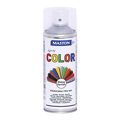Image of Maston Colour Clear Gloss Colourless Spray Paint 400 ml