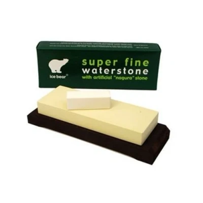 Image of RDGTOOLS Ice Bear King Japanese Waterstone Polishing 10000 Grit 384033 + Nagura Stone