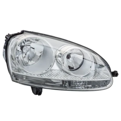 Image of E11747, E11748 Headlights HELLA 1LG 247 007 601 Right H7/H7, PY21W, W5W Halogen 12V white for left hand traffic VOLKSWAGEN: Golf 5