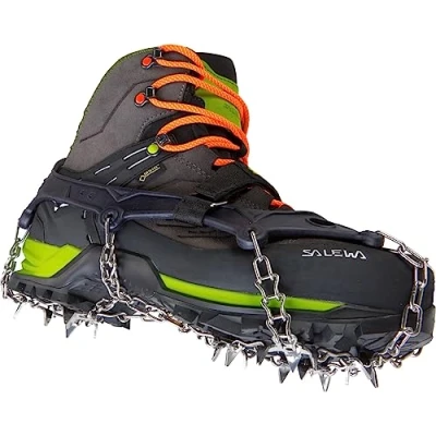 Image of SALEWA Puez Mtn Spike Crampon, Black, XL, UNISEX