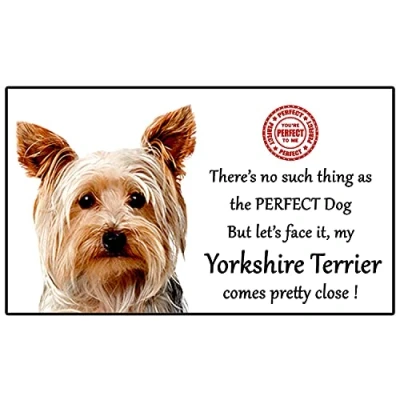Image of Yorkshire Terrier Dog Gift Perfect Fun novelty Flexible 5&quot; x 3&quot; Magnet