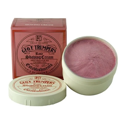 Image of Geo F Trumper Shave Cream Rose 200gm Tub
